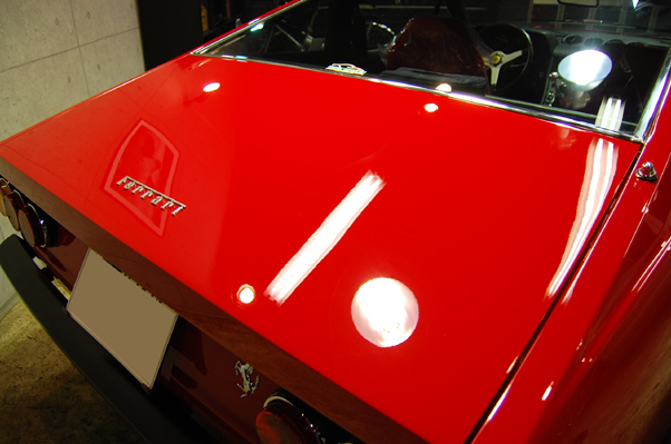 フェラーリ365GTC4のガラスコーティング26